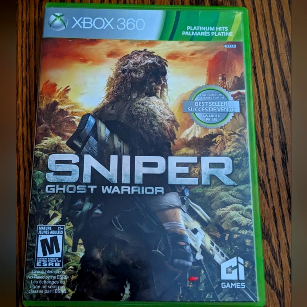 Sniper Ghost Warrior | XBOX 360 Game | Platinum Hits | CIB